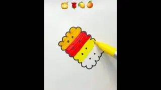 🍯🌹🍋🍊satisfying creative drawing #art  #satisfyingvideo #satisfying #video #viral #creative #shorts