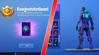 New Skull Trooper Ghost Portal Backbling Unlocked! (Fortnite)