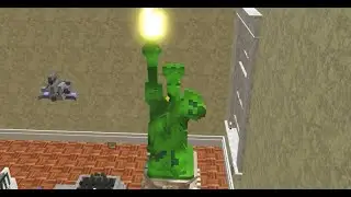 Banana visits the statue of liberty and then hits the bar - Welcome to Roblox Build