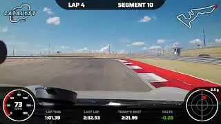 Porsche GT3 991.2 Hoosier Track attack pro Stock Circuit of the Americas 2:21:55