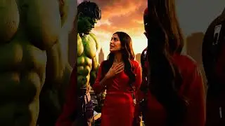 Garib Deadpool kiya bach payega apne pyar ko 💔 ! himani or hulk #ai #aishorts #deadpool #hulk