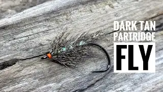Dark tan partridge fly #shorts #flytying #flytyingtutorial #flytyingtutorial