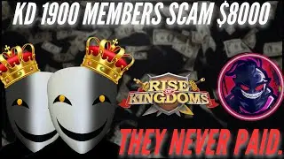 Афера с игрой Rise of Kingdoms: два крупных игрока украли 8000 долларов и исчезли.
