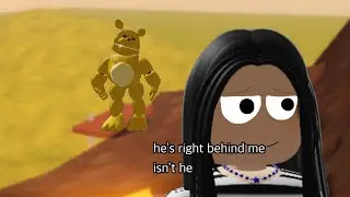 playing hello neighbor with fredbear again in Roblox&hellip; AGAIN. | Roblox Run from Fast Fredbear