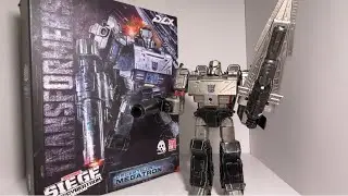Обзор невероятного трансформера Siege DLX Megatron. Огромная премиум-фигурка Threezero. Режим G1 ...