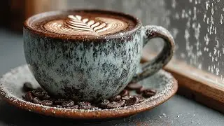 Coffee Jazz & Rain Sounds for Relaxing Work Music ~ Cozy Cafe Morning Vibes