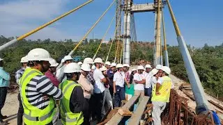 Tapola, Mahabaleshwar Cable stayed bride industrial visit#wce#walchand #walchandcollegeofenggsangli