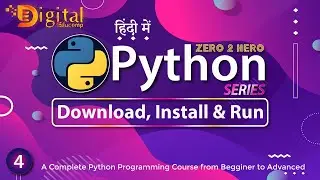 4- How to Download and Install Python | Python Tutorial in Hindi