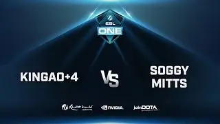 Kingao+4 vs Soggy Mitts Game 2 - ESL One Genting AM Q. - @GarethCasts @SkimGaming