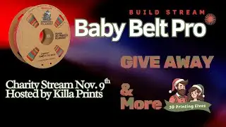 #shorts Baby Belt Pro 3D Printer Build! 🎁 Prepping for Charity Raffle Stream + Big Announcements!