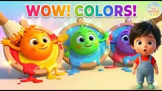 Learn Colors with Cheeku 🎨| Primary & Secondary Colors | Rainbow Fun I Cheeku Cherry Tales