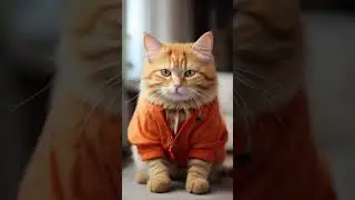 Lovely Cats in winter clothes. So cute! #cat  #shorts  #cute