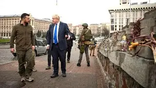 Johnson in Kiew: Gro&szlig;britannien sagt Ukraine weitere milit&auml;rische Unterst&uuml;tzung zu | AFP