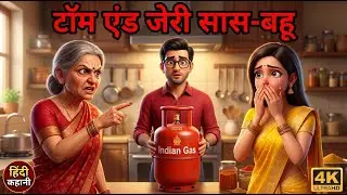 Saas Bahu Ki Nok-Jhok 😂 | Funny Moral Story in Hindi | Cartoon Kahani