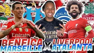 🚨LIVERPOOL🔴 VS 🔵ATLANTA & BENFICA🔴 VS 🔵MARSEILLE | LIVE EUROPA LEAGUE WATCHALONG🏆 @strasbourgsteve