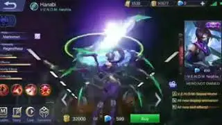 Hanabi | V.E.N.O.M. Nephila [EPIC] Skin Entrance Animation  Credits. @ml_leak