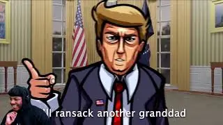 Donald Trump vs. Mr. Burns REACTION - Rap Battle!