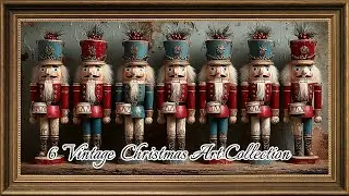 6 Vintage Christmas Paintings | Art TV Screensaver Live | Cozy Holiday Stream #StarfieldGallery