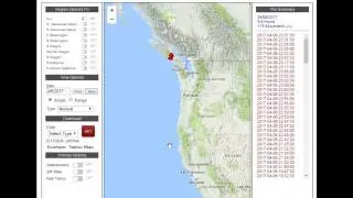 Interactive Tremor Map