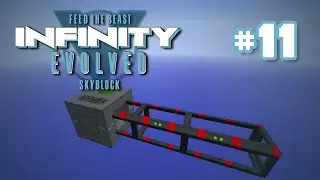 FTB Infinity Skyblock - Эпизод 11 - Логистические трубы 101