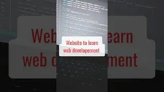 website to learn web developement