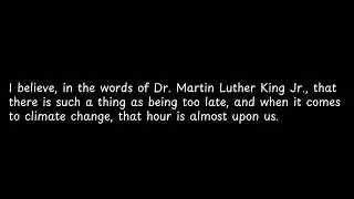 I believe, in the words of