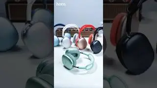 Hoco W55 Headphones🥰 Vibrant Colors,Deep Bass Sound!#hoco #headphones #wirelessheadphones #hocow35