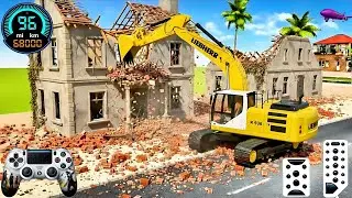 🚧 JCB City Road Construction Completed 3D 🚨 | Most Satisfying Builder Simulator Gameplay 🔥🚜