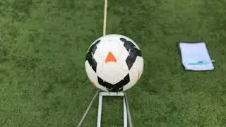 FIFA Ball Roll Test Kunstrasen / artificial turf fifa test ball roll
