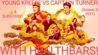 Young Kreese VS Captain Turner! (Season 3 Finale With HealthBars!) - Cobra Kai (2021)
