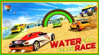Water Car Racing Stunts: New Car Games 2020 Amazing Android Gameplay HD 🤩😍