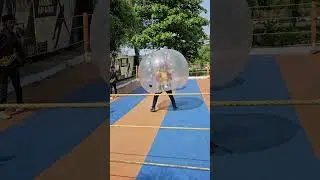 Zorbing Ball #fun,#activity,#team,#teamevent,#teampink,#teamorange,#juiceadventure,#zorbingball