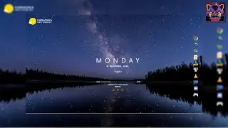 How to Make Windows Look CooL | Customize Your Desktop - Night-Sky Theme.