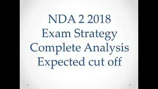 NDA Exam Pattern || Exam Strategy
