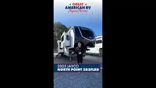 Tour The NEW 2025 Jayco North Point 382FLRB - Spacious Fifth Wheel!