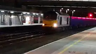 6Z24 - DCR60 - Thomas the tug engine (60055) crawling through the middle of Stafford station