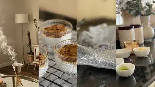 روتين/ تنظيف صالة المعيشة/ شيرة لجميع حلويات رمضان/ صوص الكراميل/ مشترياتي من ريد تاغ.       #روتين 
