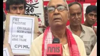 Cpi (Ml) Protests Against Israel Attack On Gaza