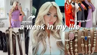 VLOG: come shopping with me, aritzia sale haul, deep cleaning my makeup brushes, & more! 💜