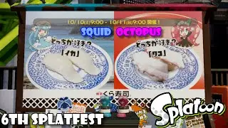 Splatoon - 6th Splatfest(Japanese): Squid vs Octopus Battle