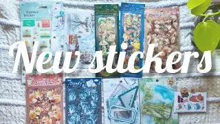 New stickers from Craft material hub | ASMR unboxing and review #journalsupplies #stickers 