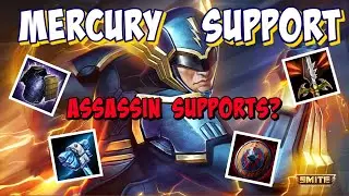 MERCURY SUPPORT - ASSASSINS IN SUPPORT?!? - SMITE SEASON 9 GAMEPLAY