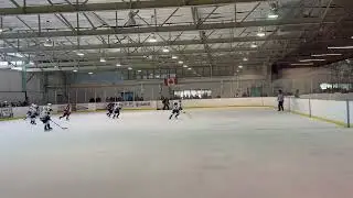 U11 AAA AP Raiders 2024/2025, OMHA Playoffs vs White Caps (Black Jersey Centre #17)