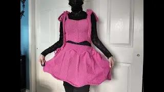 Part 1: Knitting A Chevron Pattern Top and Skirt