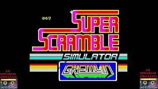 ZX SPECTRUM Loading Super Scramble Simulator 1989 Gremlin Graphics Software