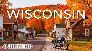 Autumn in Wisconsin 4K 🍁 | Forests, Lakes & Golden Leaves