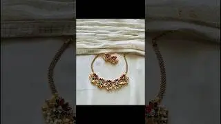 Lotus Necklace Set #necklace #shorts #jewellery #viral #trendingshorts #viralshorts #haute_couture