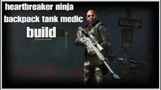 The division 2 ninja heartbreak tank medic build 1.9m armor  100% armor on kill