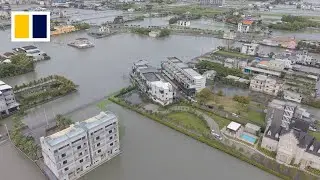 Typhoon Fung-wong sparks flooding in Taiwan
