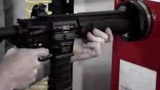 HK416 running modified PMag on full auto